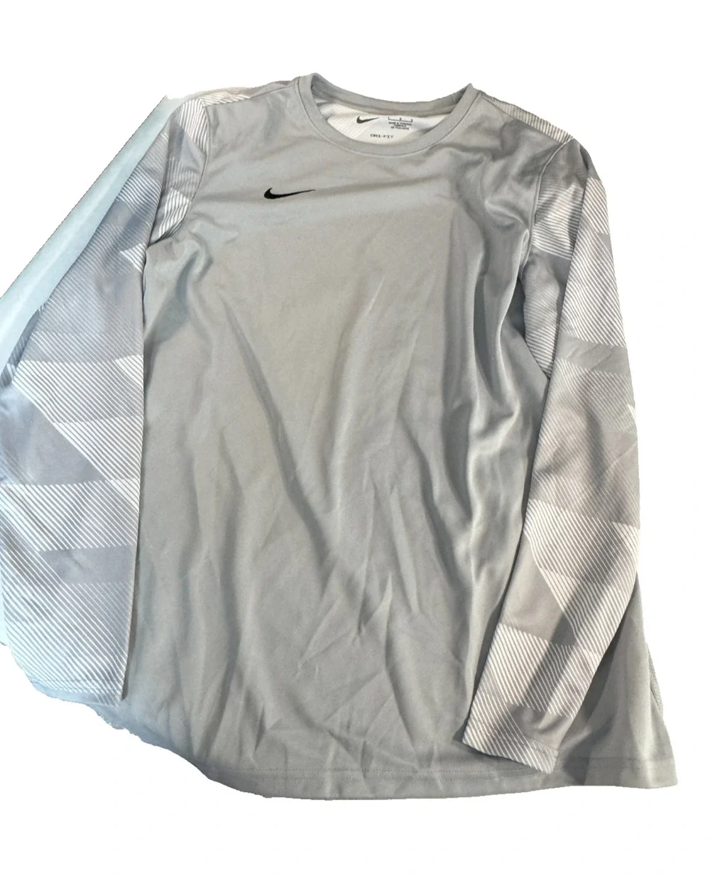 Nike Women's Park IV Long Sleeve Goalkeeper Jersey Size Large Gray NWT